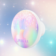 Purpurina de arco iris de Unicornio gotea chica