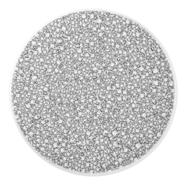 Pomo De Cerámica Purpurina Diamonds Knob cerámico (Anverso)