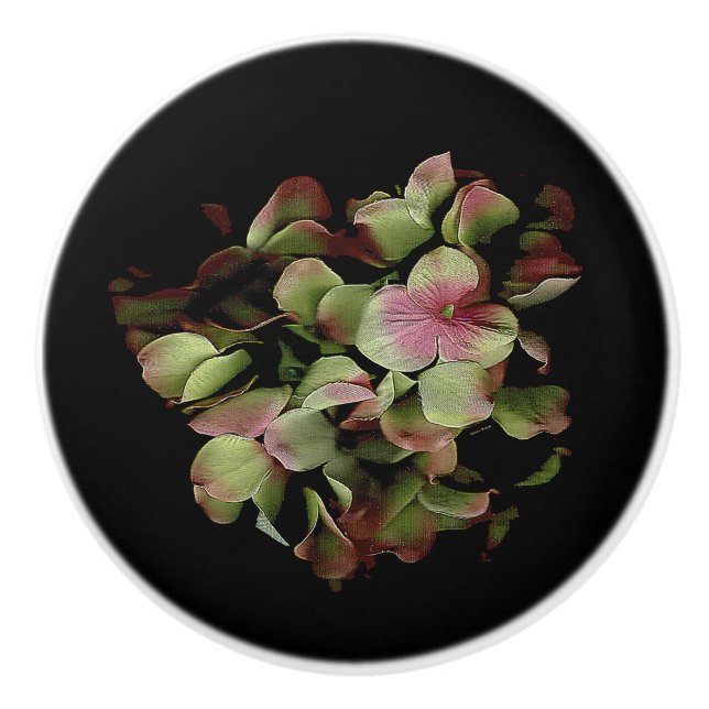 Pomo De Cerámica Rainbow Floral Ceramic Drawer Pull (Anverso)