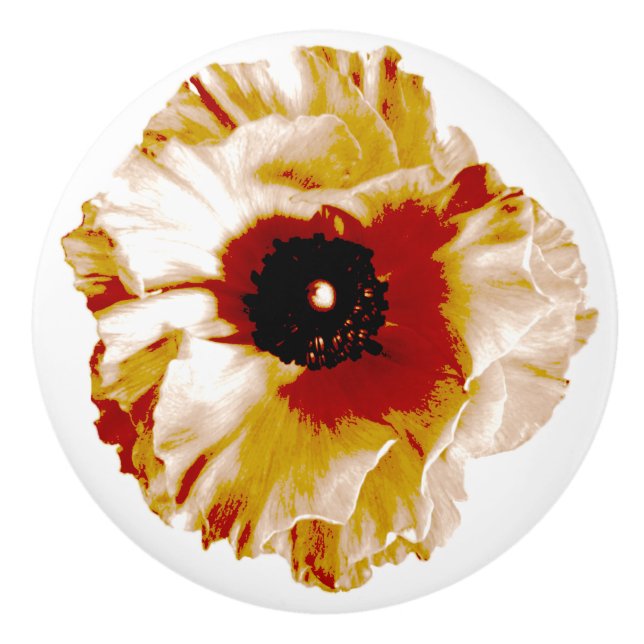 Pomo De Cerámica ranunculus (Anverso)