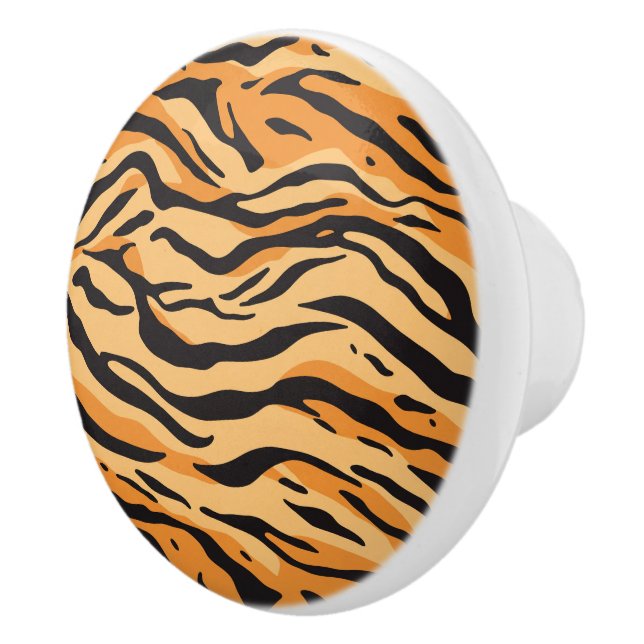 Pomo De Cerámica Rayas de Tigre (Derecha)