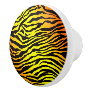 Pomo De Cerámica Rayas del tigre