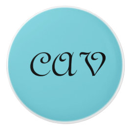 Pomo De Cerámica Recoleta Cornflower Blue