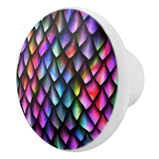 Pomo De Cerámica Rentabilidad del dragón arcoiris