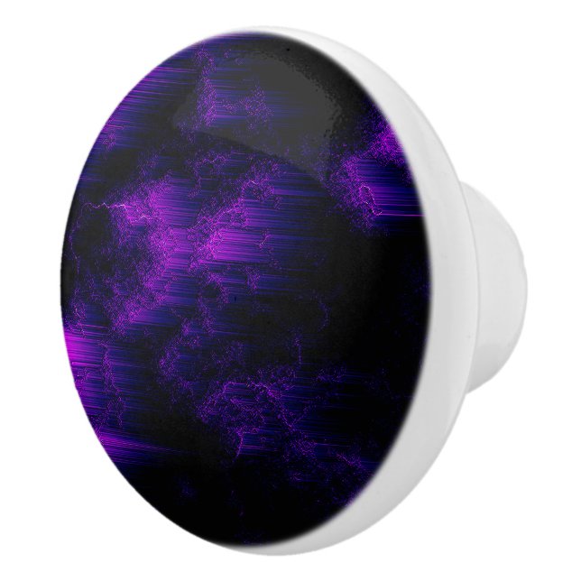 Pomo De Cerámica Resumen de Amethyst (Derecha)