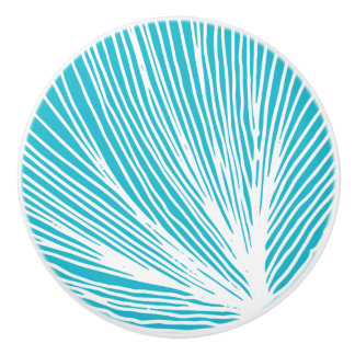 Pomo De Cerámica Resumen de la concha de vieiras