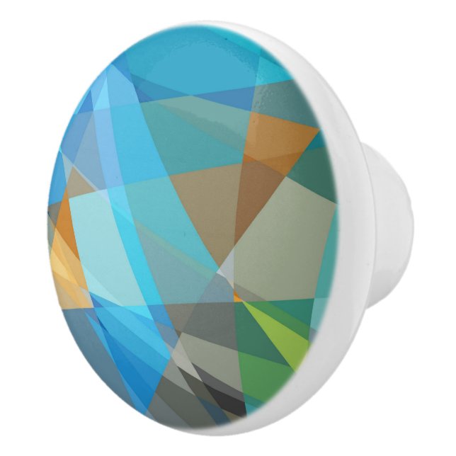 Pomo De Cerámica Resumen de mosaico Art. #17 (Derecha)