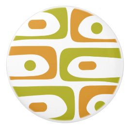 Pomo De Cerámica Resumen retro minimalista de piquet moderno de med