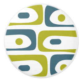 Pomo De Cerámica Resumen retro minimalista de piquet moderno de med