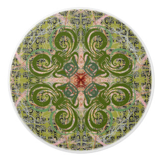 Pomo De Cerámica Resumen verde de Alexandra Cook