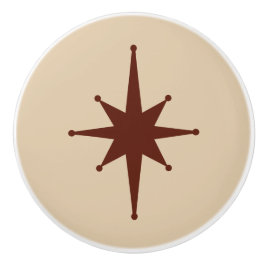 Pomo De Cerámica Retro de estreno atómico moderno de mediados del s