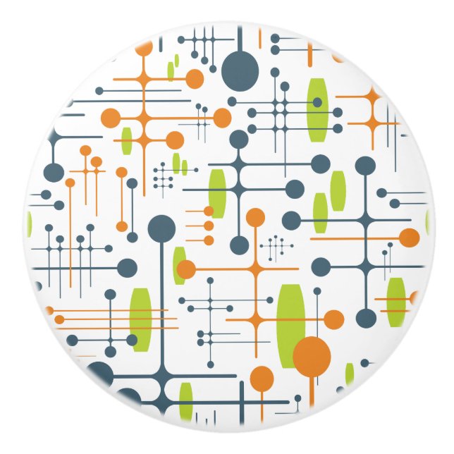 Pomo De Cerámica Retro Futurista (Anverso)