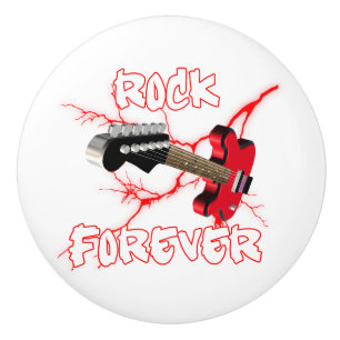 Pomo De Cerámica Rock para siempre