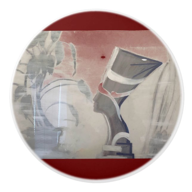 Pomo De Cerámica Ron Hevener Exótico (Anverso)