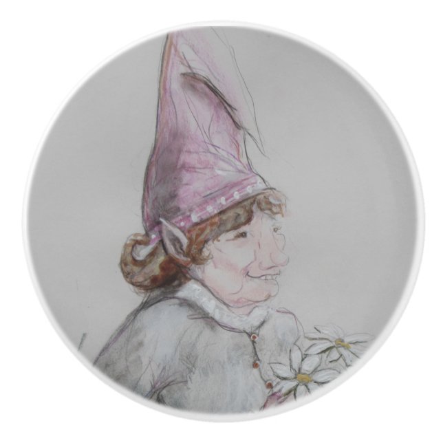 Pomo De Cerámica Ron Hevener Lady Garden Spirit (Anverso)