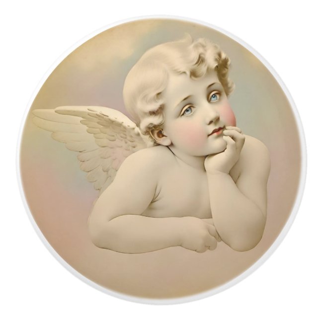 Pomo De Cerámica Ropa de ángel (Anverso)