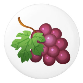 Pomo De Cerámica Ropa de cajón de uvas