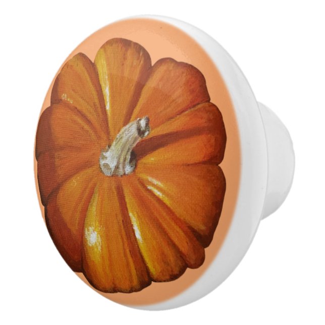 Pomo De Cerámica Ropa de calabaza (Derecha)