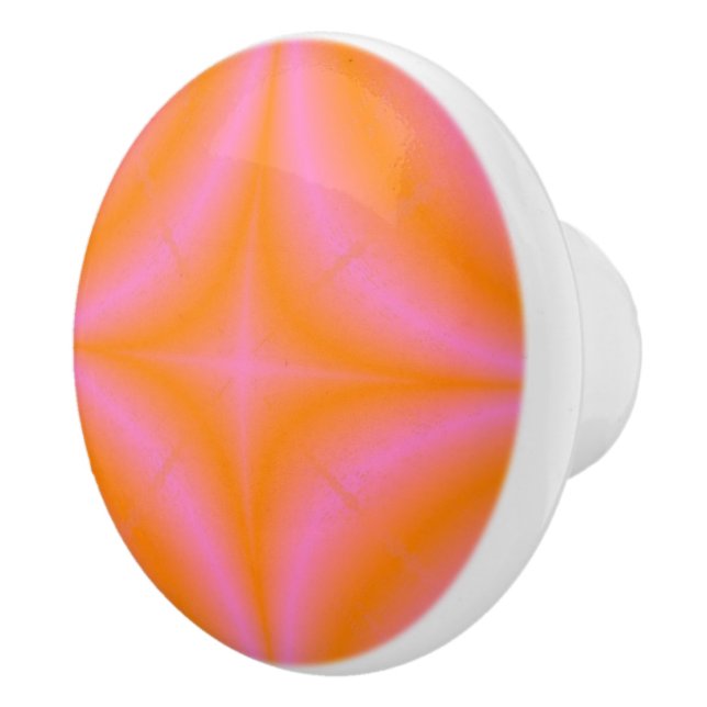Pomo De Cerámica Rosa de degradado (Derecha)