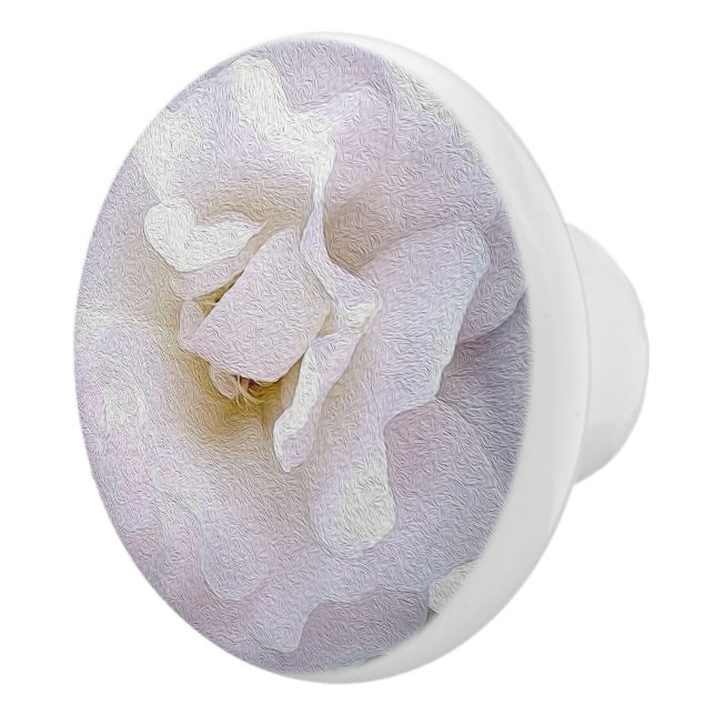 Pomo De Cerámica Rosa gris rosado (Derecha)