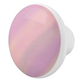 Pomo De Cerámica Rosa Malva Suave Desmayado 