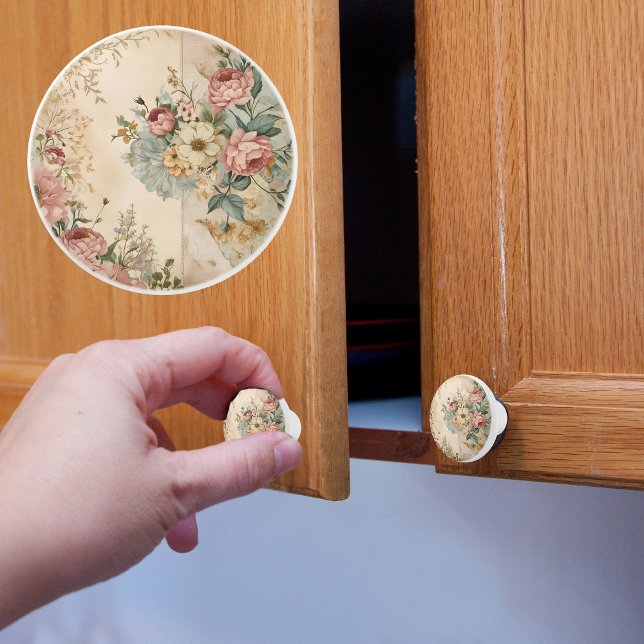 Pomo De Cerámica Rosas caprichosos de Victoria (Subido por el creador)