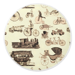 Pomo De Cerámica Ruedas de época