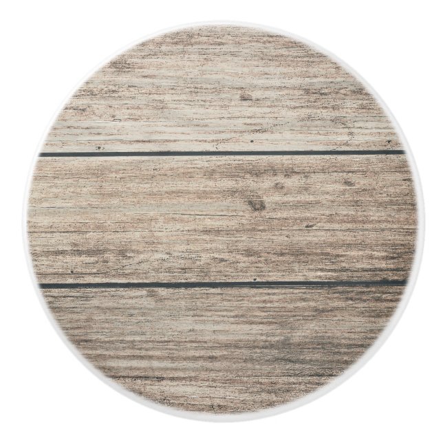 Pomo De Cerámica Rústico Campesino Rústico De La Madera (Anverso)