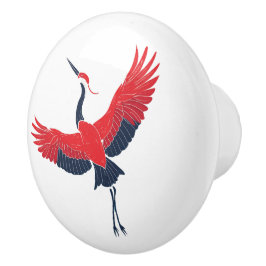 Pomo De Cerámica Sacred Crane