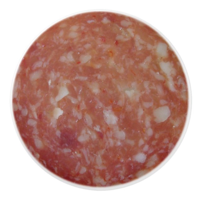 Pomo De Cerámica Salami Slice (Anverso)