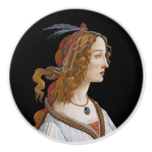 Pomo De Cerámica Sandro Botticelli - Retrato de Simonetta Vespucci