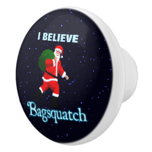 Pomo De Cerámica Santa Claus - Bagsquatch