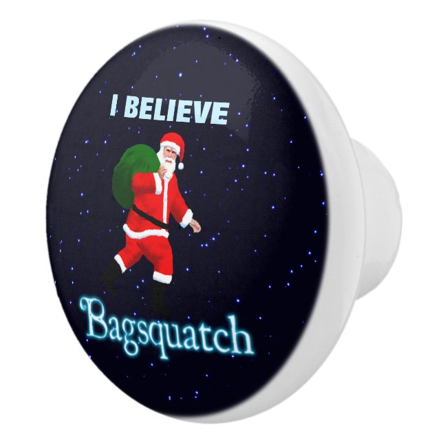 Pomo De Cerámica Santa Claus - Bagsquatch (Derecha)