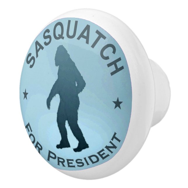 Pomo De Cerámica Sasquatch Para Presidente (Derecha)