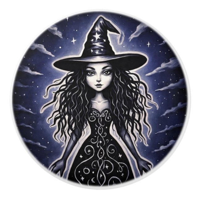 Pomo De Cerámica SassyWitch (Anverso)