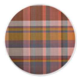 Pomo De Cerámica Scotland clan escandinavo de moda textura roja