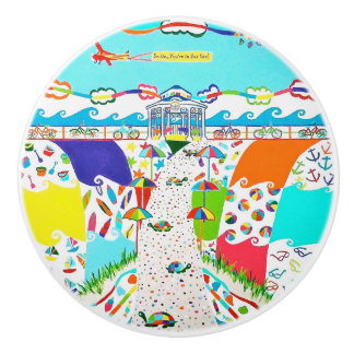 Pomo De Cerámica Sea Isle City Promenade Ceramic Pull Knob