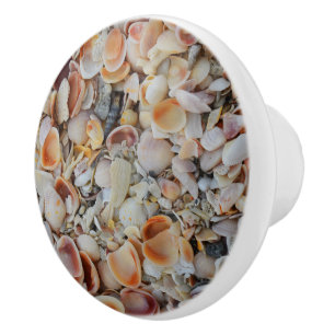 Pomo De Cerámica Seashells