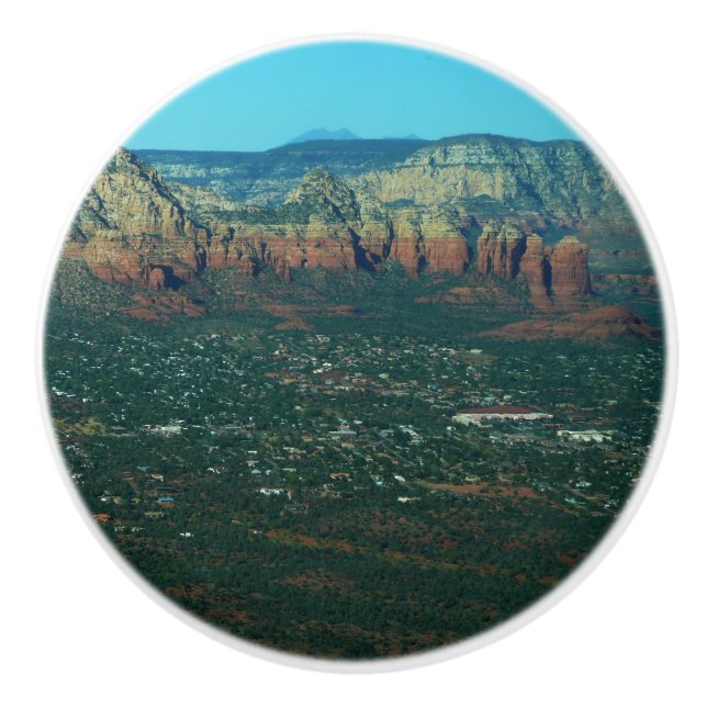 Pomo De Cerámica Sedona y Coffee Pot Rock desde arriba (Anverso)