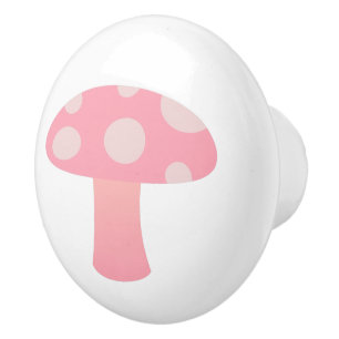 Pomo De Cerámica Seta rosa