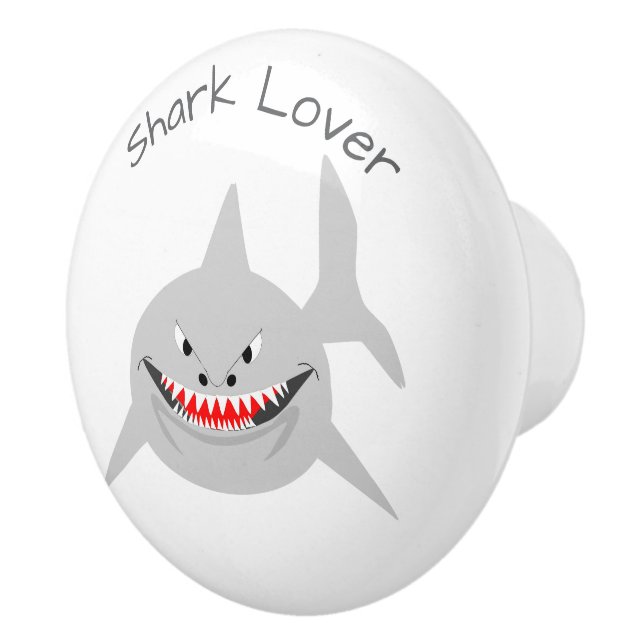 Pomo De Cerámica Shark Design Personalised (Derecha)