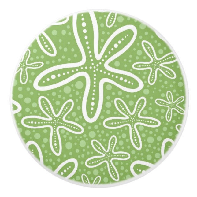 Pomo De Cerámica Shell modela en fondo manchado (Anverso)