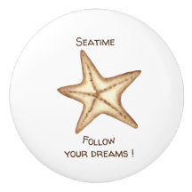 Sigue tus sueños acuarela Seatime Estrella de mar