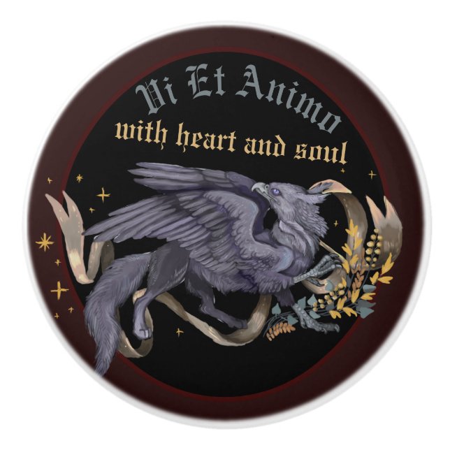 Pomo De Cerámica Silver Griffin Classic (Anverso)