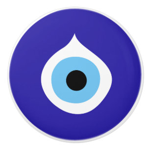 Pomo De Cerámica símbolo de mal ojo antiguo nazar fatima talisman 