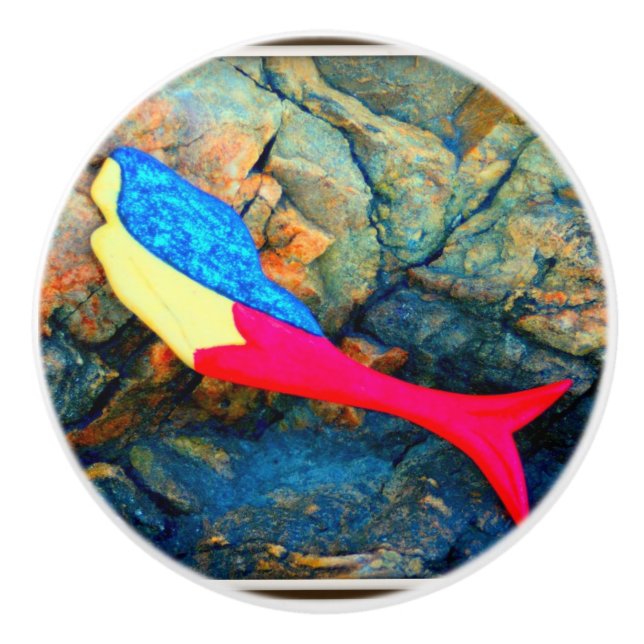 Pomo De Cerámica sirena (Anverso)