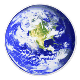 Pomo De Cerámica Sistema Solar de la tierra del planeta