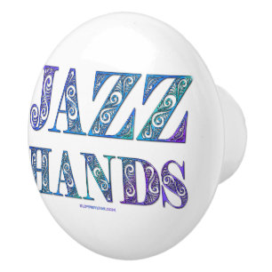 Pomo De Cerámica SlipperyJoe's musical de Broadway Jazz Hands queer