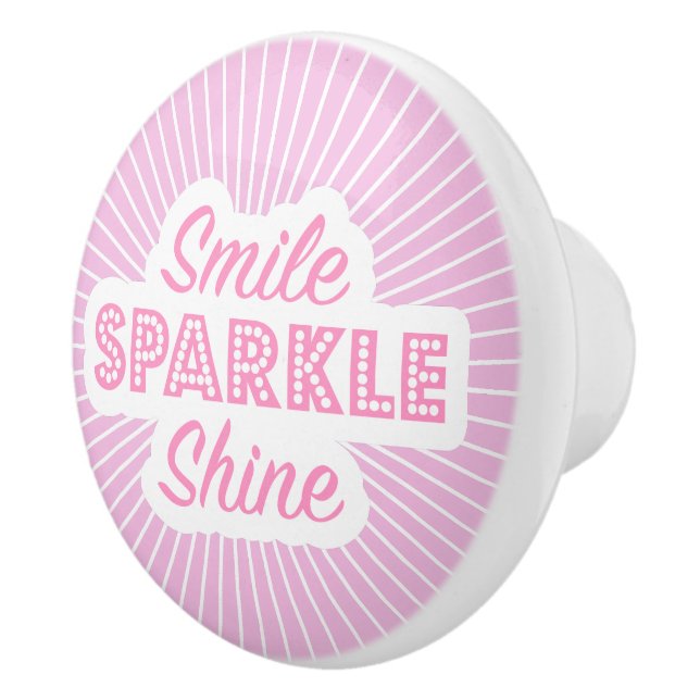 Pomo De Cerámica Smile Sparkle Shine (Derecha)