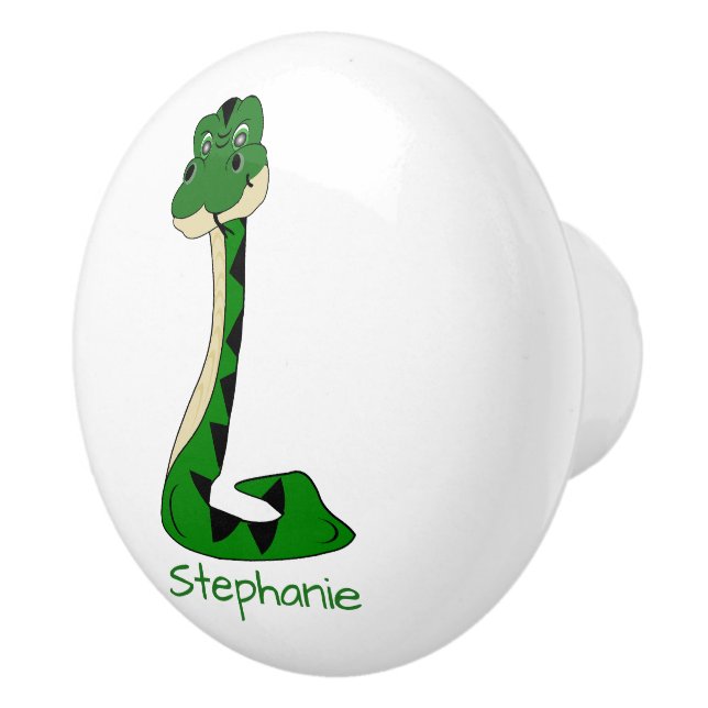 Pomo De Cerámica Snake Design Personalised (Derecha)